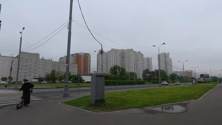 Перекрёсток Краснодарской улицы и улицы Перерва