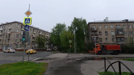 Перекрёсток Краснодарской и Таганрогской улиц