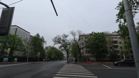 Перекрёсток Краснодарской и Новороссийской улиц