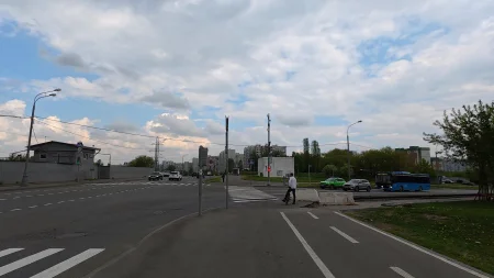 Примыкание Наташинского проезда к улице Борисовские Пруды